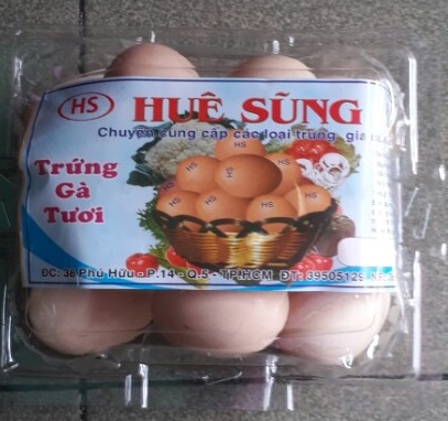 Trứng gà tươi đóng hộp - Cơ sở chuyên kinh Doanh và phân Phối trứng gia cầm (HS)    	